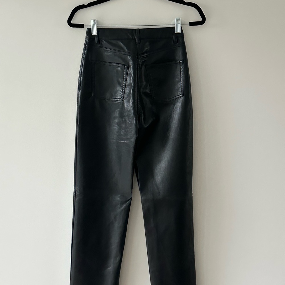 Wilfred Black Leather Melina Trousers